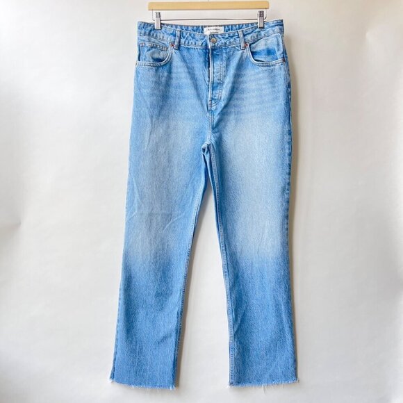 Reformation Cynthia Highrise straight long jeans, Medium wash, Size 31 N49 - Picture 2 of 10